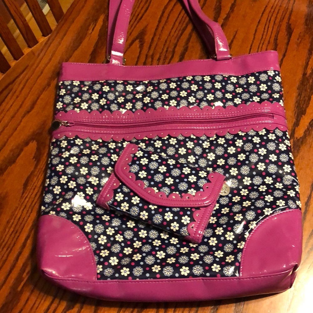 Vera Bradley frill bag & wallet